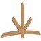 Ekena Millwork Alberta Smooth Timber Gable Bracket, Western Red Cedar, 84"W x 49"H x 1 1/2"D x 5 1/2"F, 14/12 Pitch GBW084X49X0206ALB00SWR - alternate 3